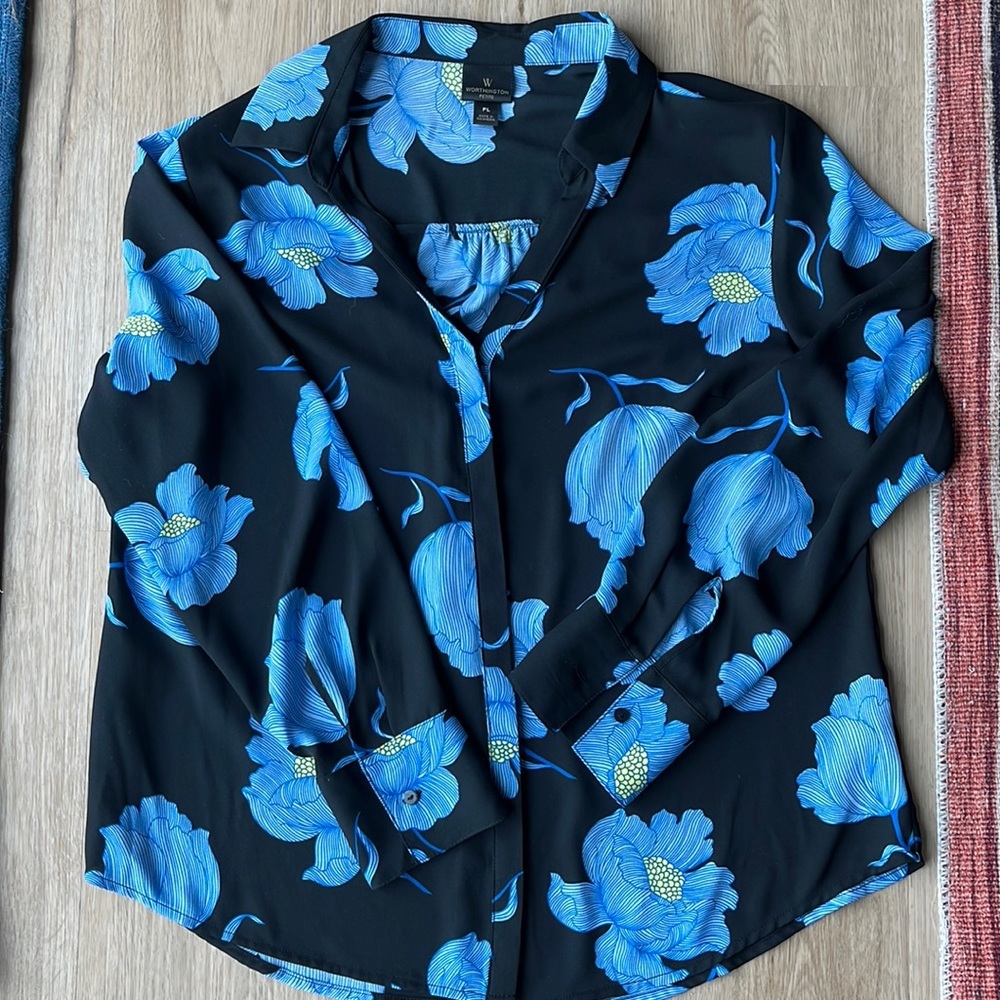 Worthington Floral Blouse
